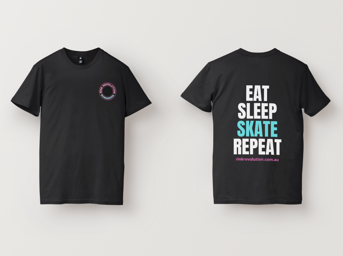Rink Revolution T-Shirt Eat Sleep Skate Repeat