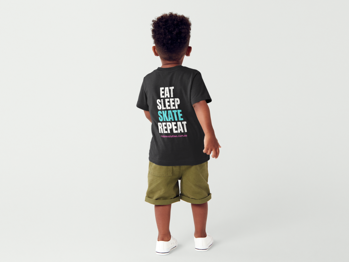 Rink Revolution T-Shirt Eat Sleep Skate Repeat