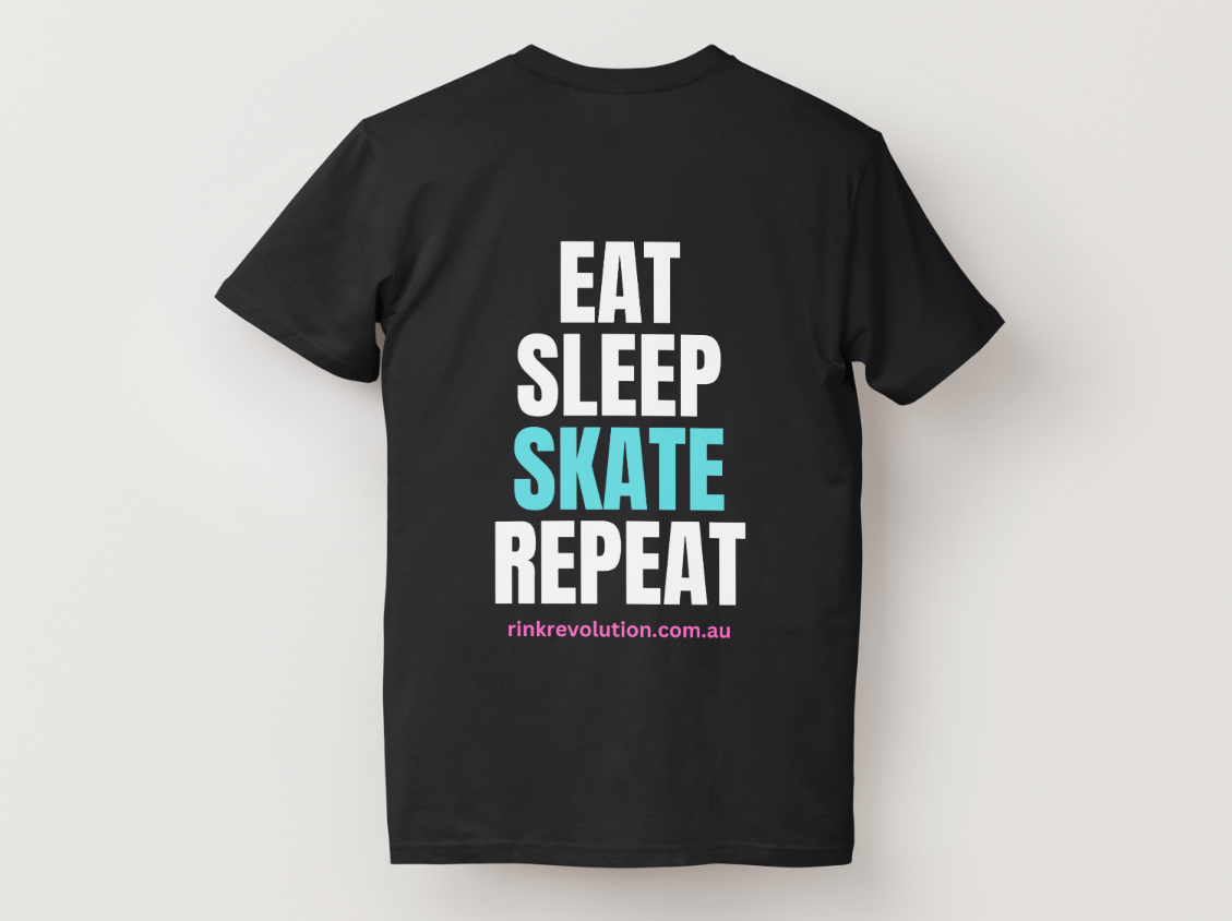 Rink Revolution T-Shirt Eat Sleep Skate Repeat
