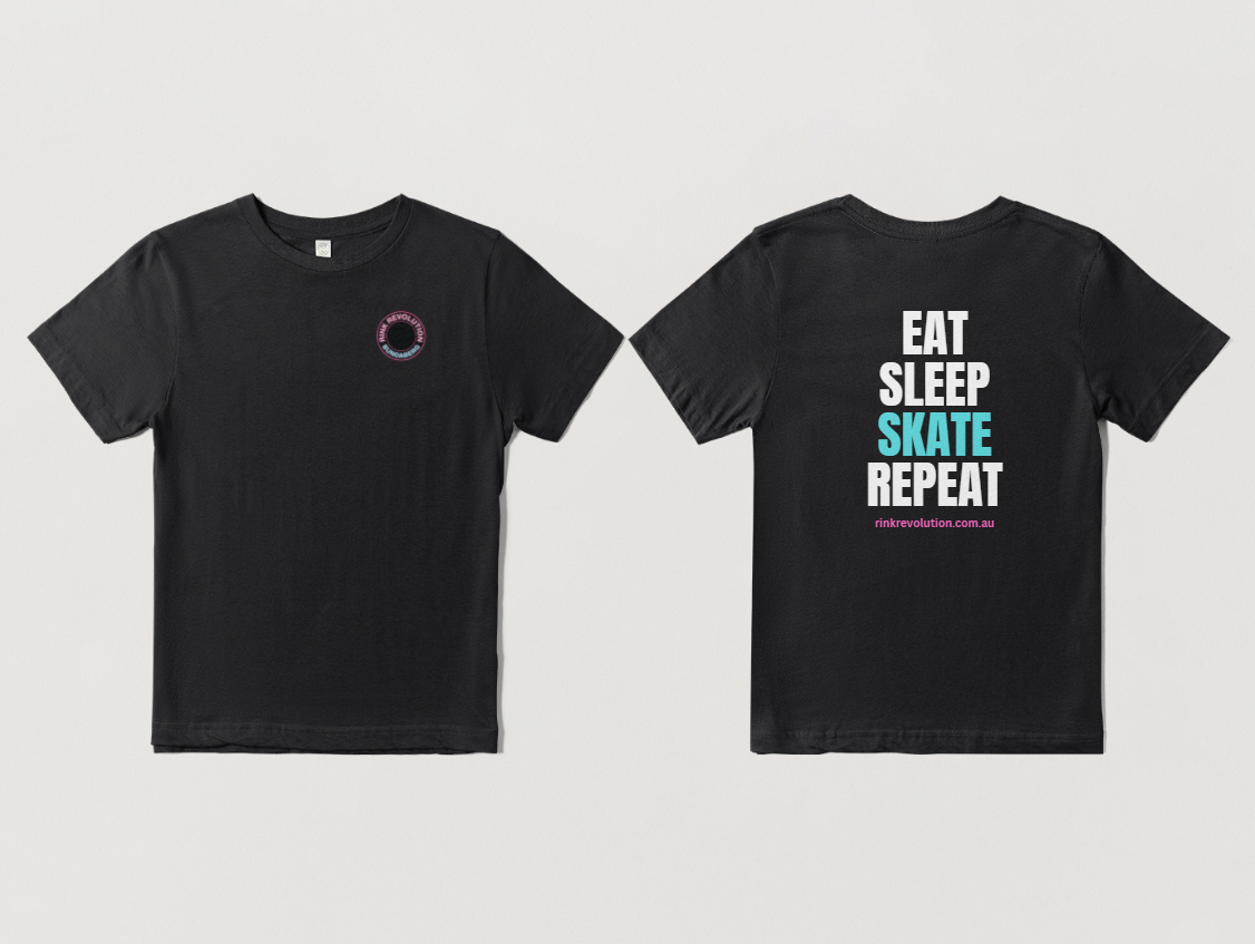 Rink Revolution T-Shirt Eat Sleep Skate Repeat