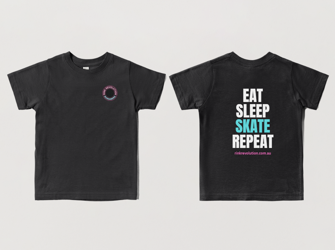 Rink Revolution T-Shirt Eat Sleep Skate Repeat