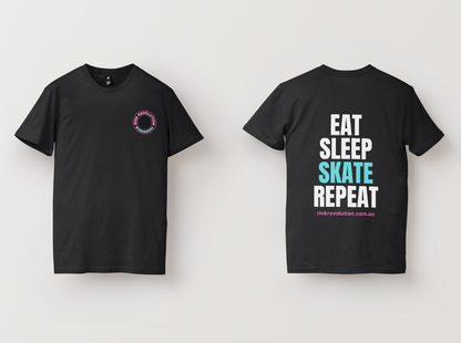 Rink Revolution T-Shirt Eat Sleep Skate Repeat