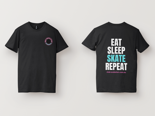 Rink Revolution T-Shirt Eat Sleep Skate Repeat