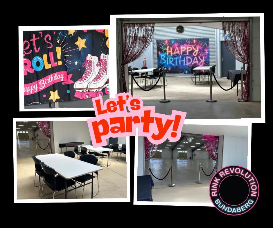 Party Hire 6 December Daytime 12pm-2pm